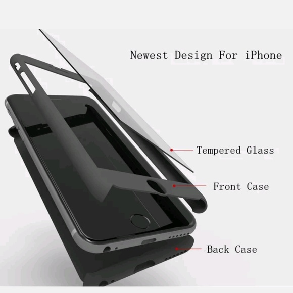 iPhone 7 case protection gold screen 9H - Picture 3 of 4